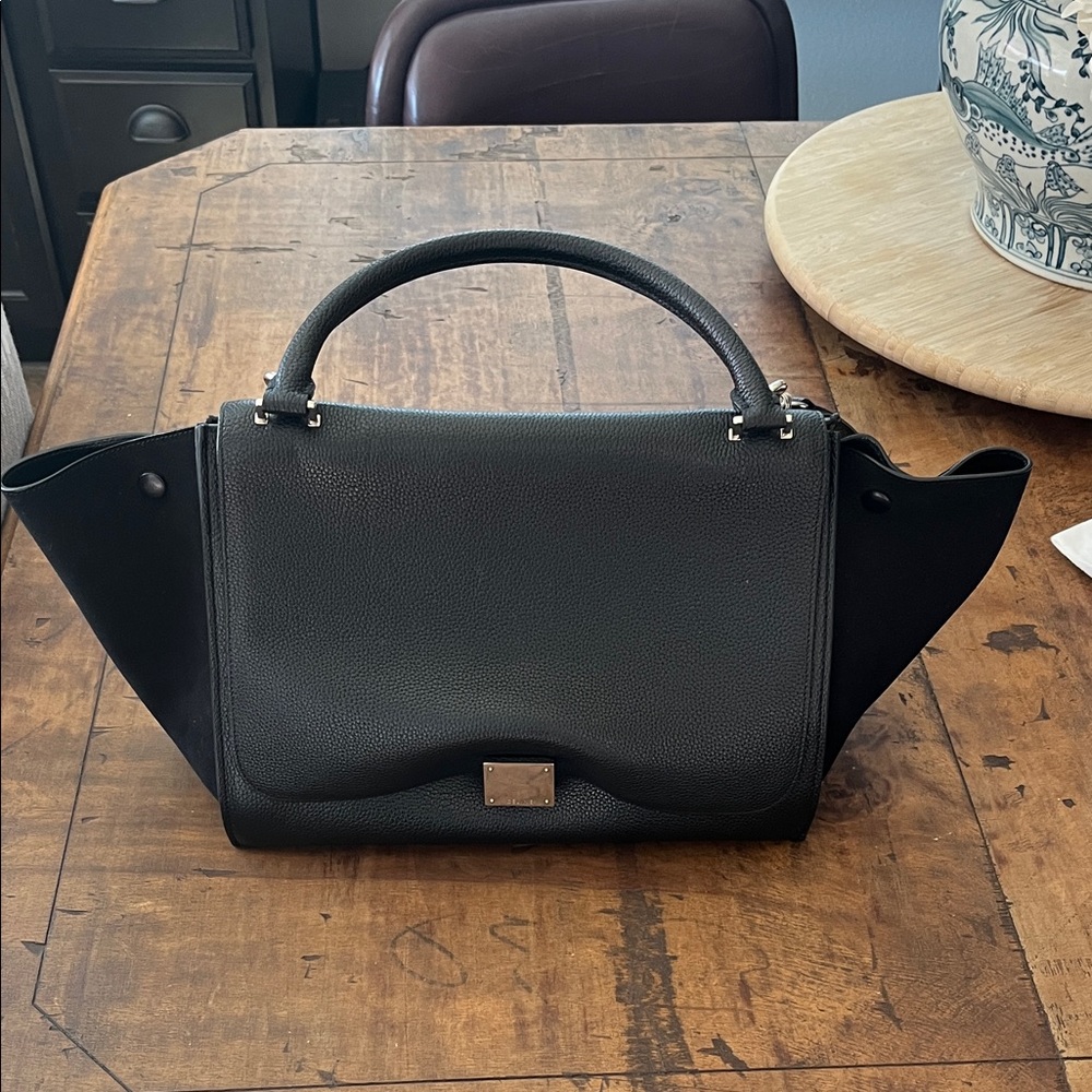 Celine Black Satchel Bag